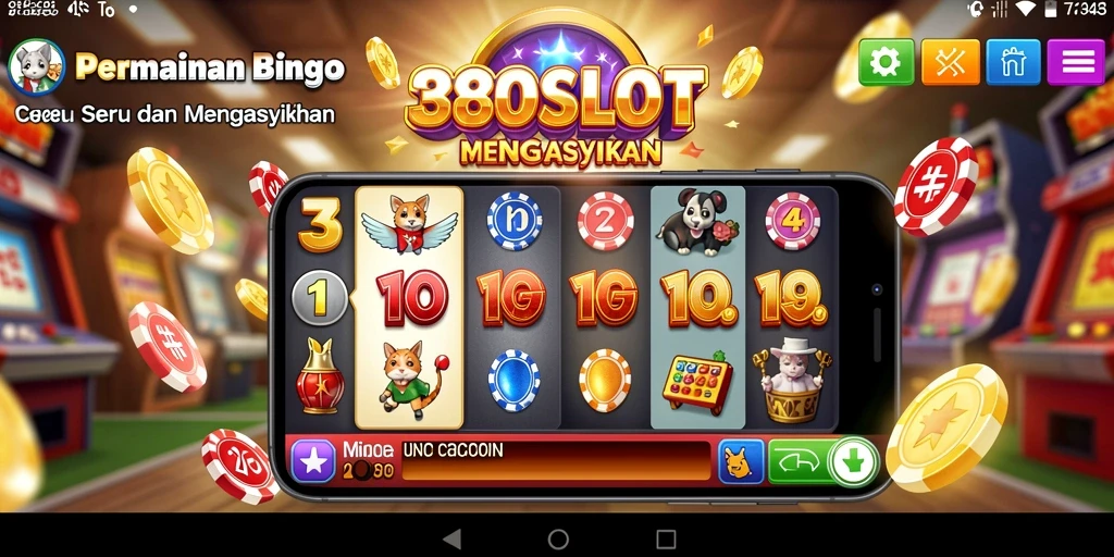 Tampilan gameplay seru dan penuh warna dari 380SLOT.