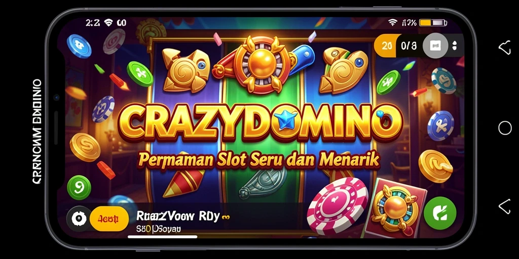Gameplay slot yang menarik dan penuh warna di CRAZYDOMINO.