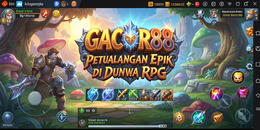Tampilan menarik dari gameplay RPG di GACOR88.