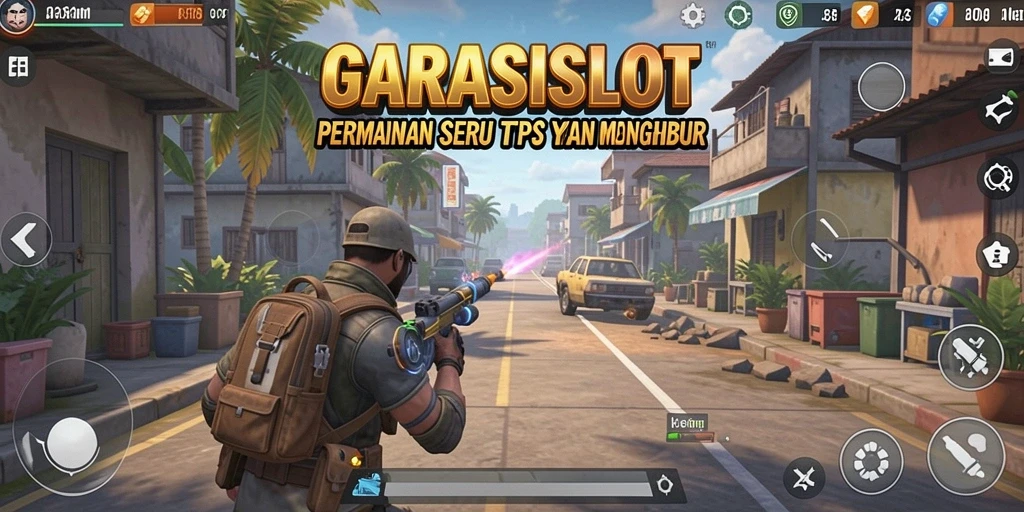 Screenshot menunjukkan aksi seru dalam permainan TPS GARASISLOT.