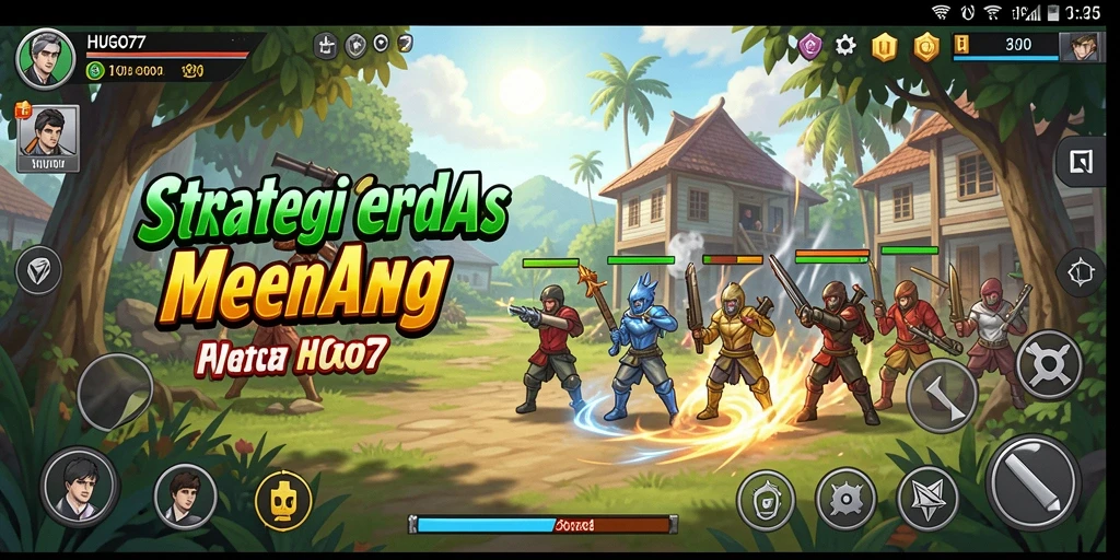 Tampilan gameplay HUGO77 dengan elemen strategi yang menarik.