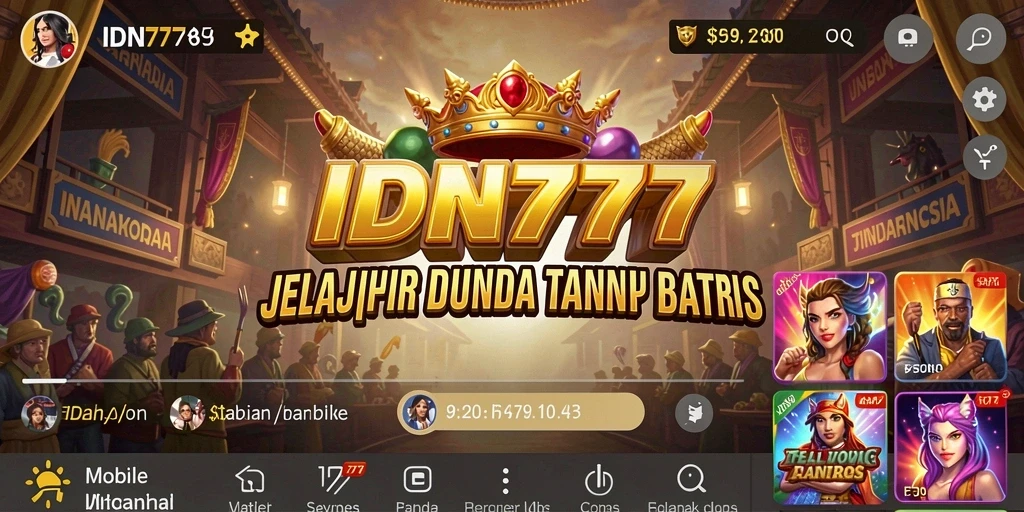 Tangkapan layar IDN777 menampilkan aksi eksplorasi dunia terbuka yang menakjubkan.