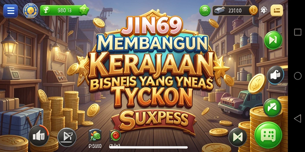 Tampilan gameplay JIN69 yang memukau dengan berbagai fitur Tycoon.