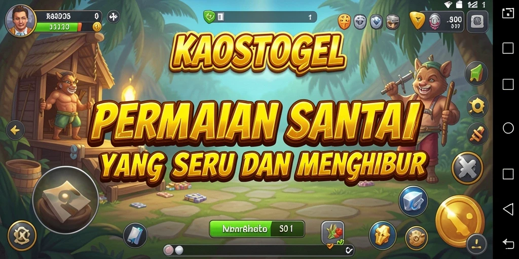Tampilan visual menarik dari gameplay KAOSTOGEL yang menghibur.