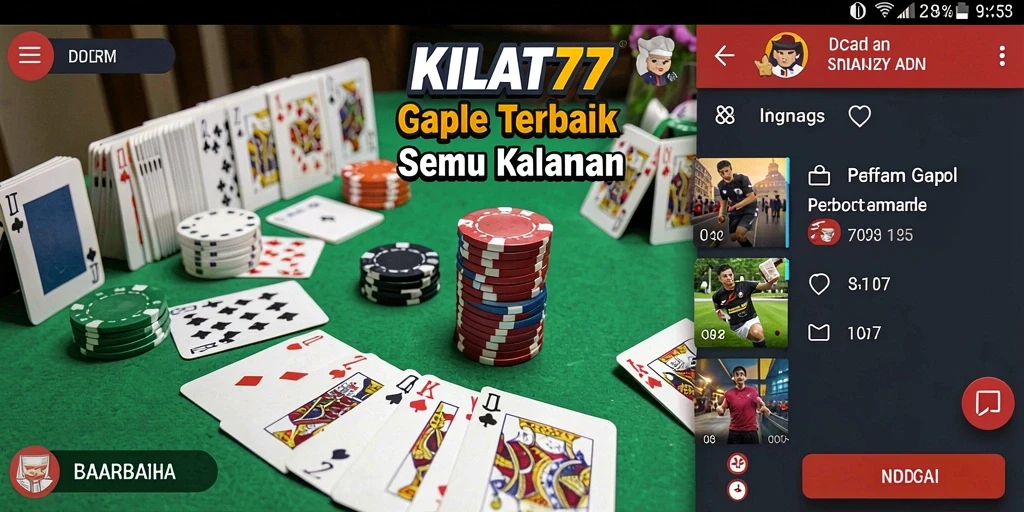 Gameplay KILAT77 yang menarik dalam permainan Gaple.