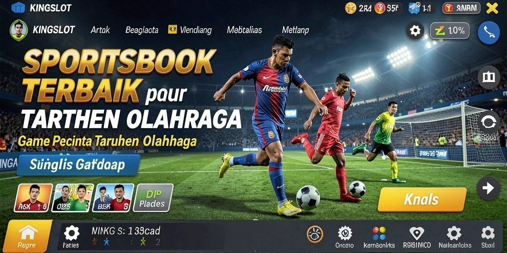 Tampilan gameplay KINGSLOT saat memasang taruhan olahraga.