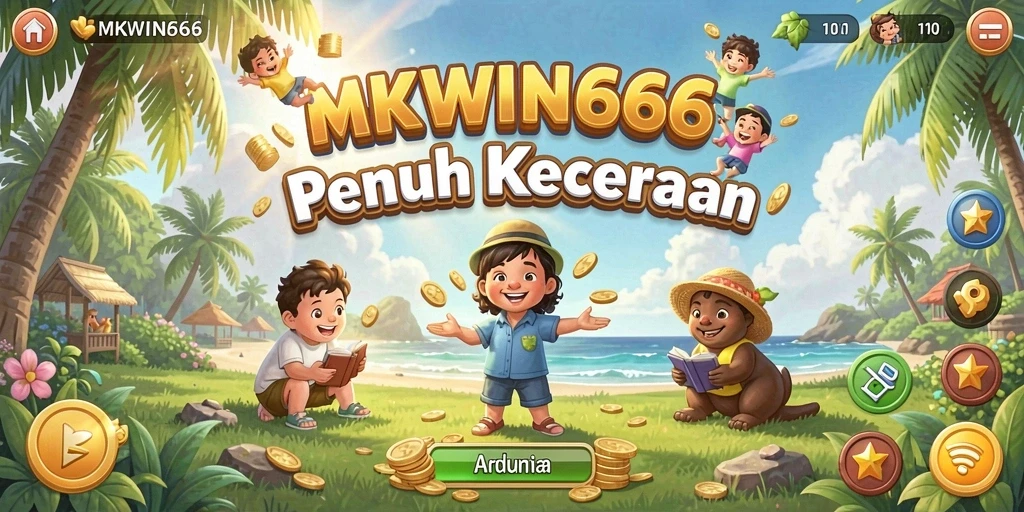 Tangkapan layar gameplay MKWIN666 yang menunjukkan keseruan permainan santai.