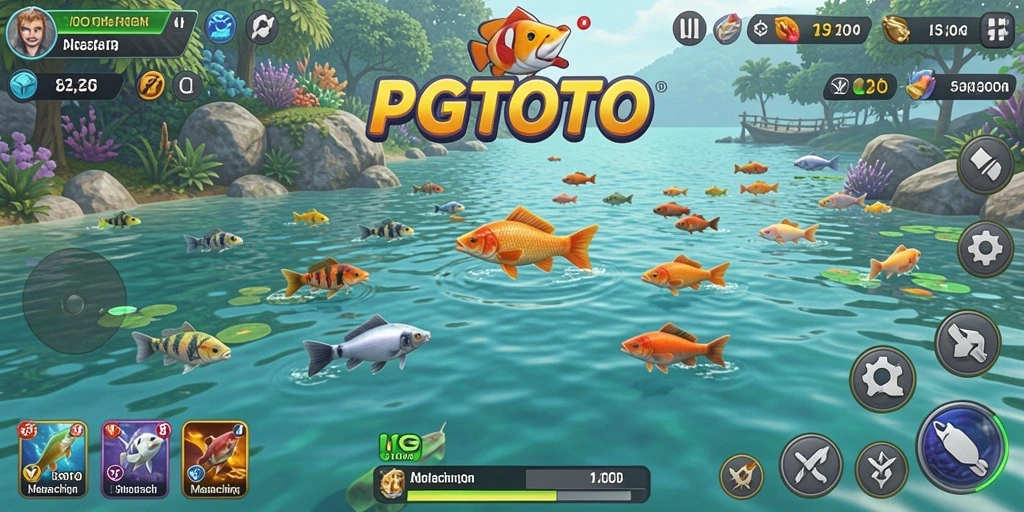 Tangkapan ikan menakjubkan dalam gameplay PGTOTO.