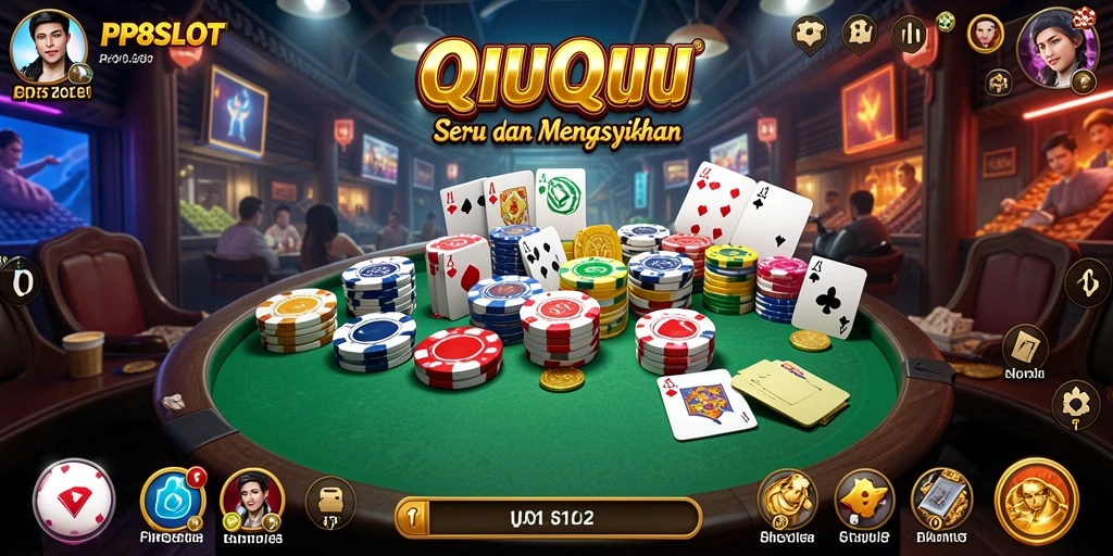 Tampilan gameplay QiuQiu yang menegangkan dan seru di PP8SLOT.