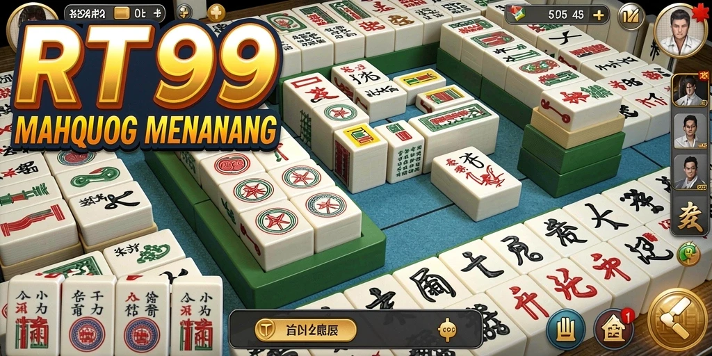 Tampilan screenshot RT99 yang menampilkan gameplay Mahjong yang mendebarkan.