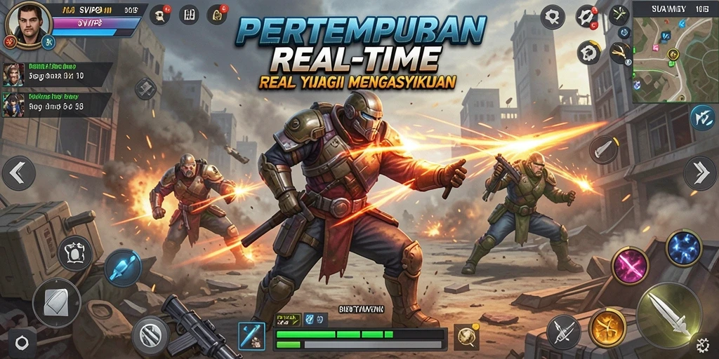 Tampilan menarik dari gameplay SVIP8 dalam suasana pertempuran strategis.