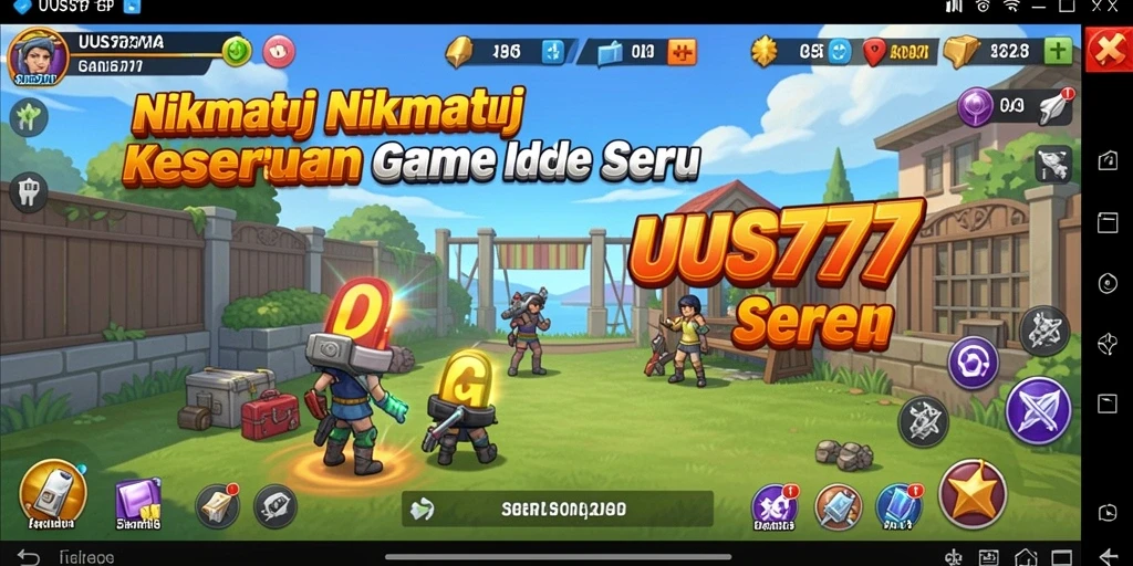 Screenshot UUS777 menampilkan gameplay Idle yang santai dan menarik.