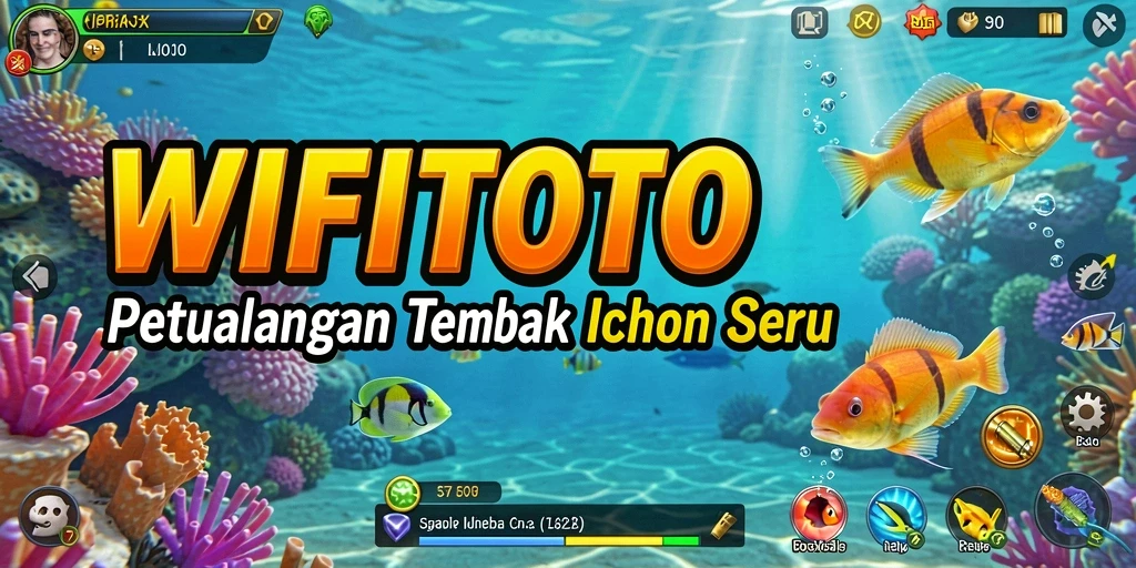 Gameplay seru saat menembak ikan di WIFITOTO.