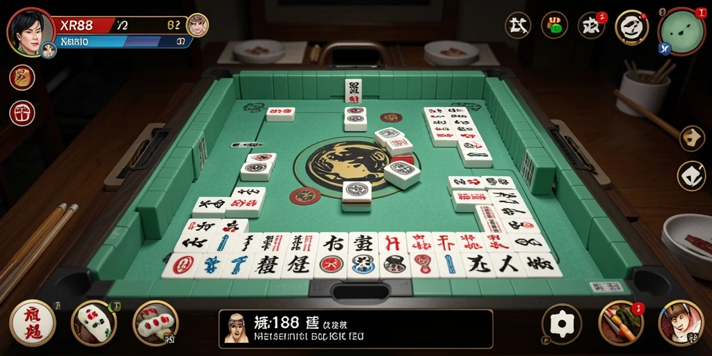 Tampilan gameplay menarik dari game Mahjong XR88.